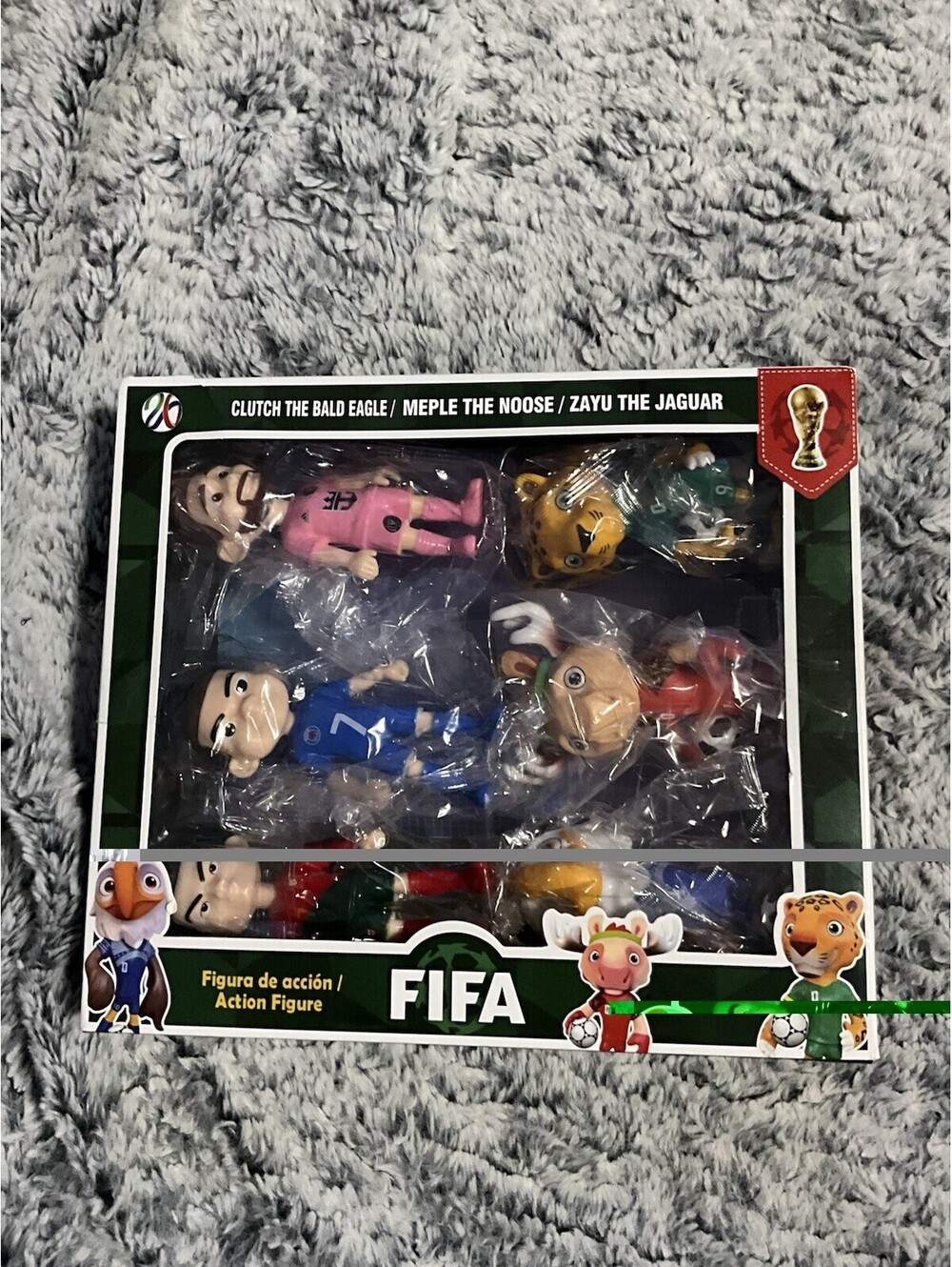 2026 FIFA World Cup Mascot/Player (6) CLUTCH/MAPLE/ZAYU/MESSI/DEL PIERO/RONALDO